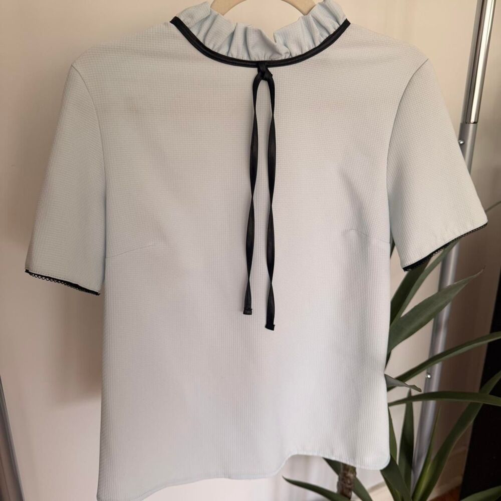 Reclaimed Vintage Baby Blue Blouse – Cottagecore / Soft Pastel